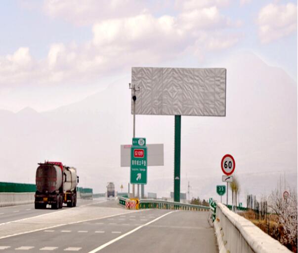 張家口高速廣告單立柱